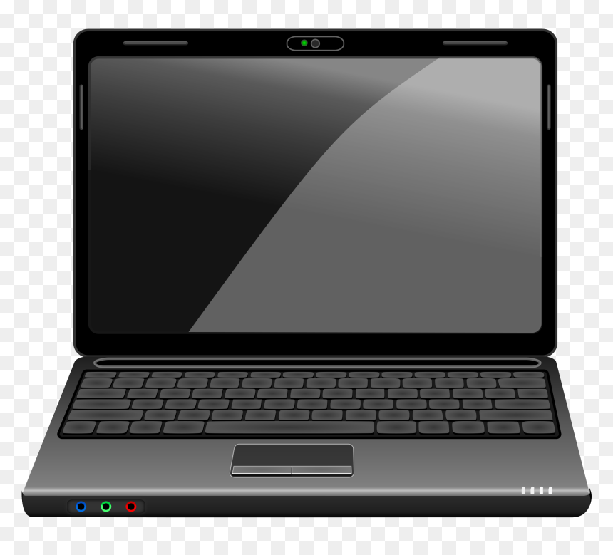 Laptop Clipart, HD Png Download - computer outline png
