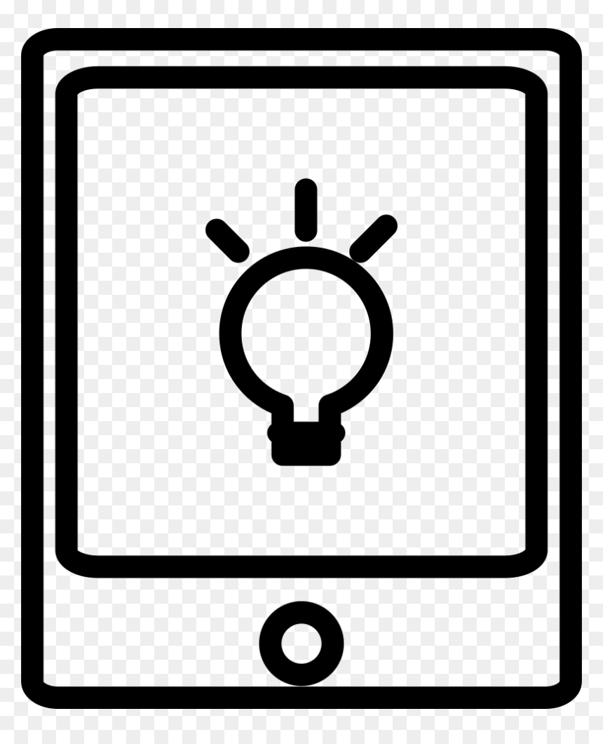 Tablet Computer, HD Png Download - computer outline png