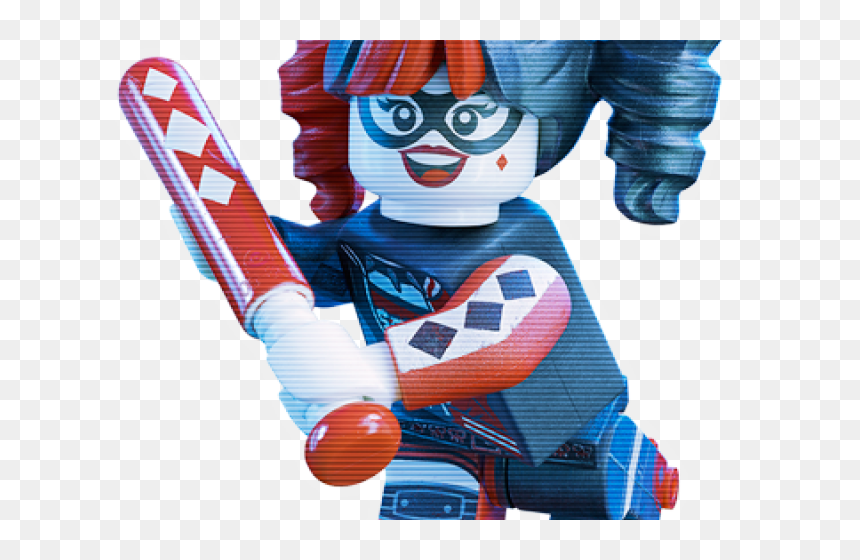 Harley Quinn De Lego, HD Png Download - batman chibi png