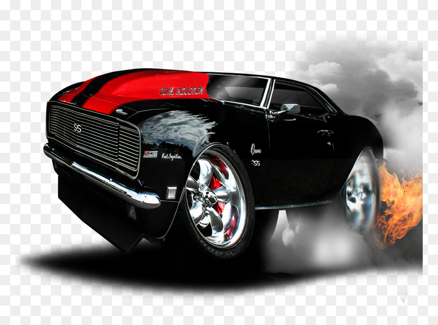 Cartoon Classic Car Transparent, HD Png Download - 2017 camaro png