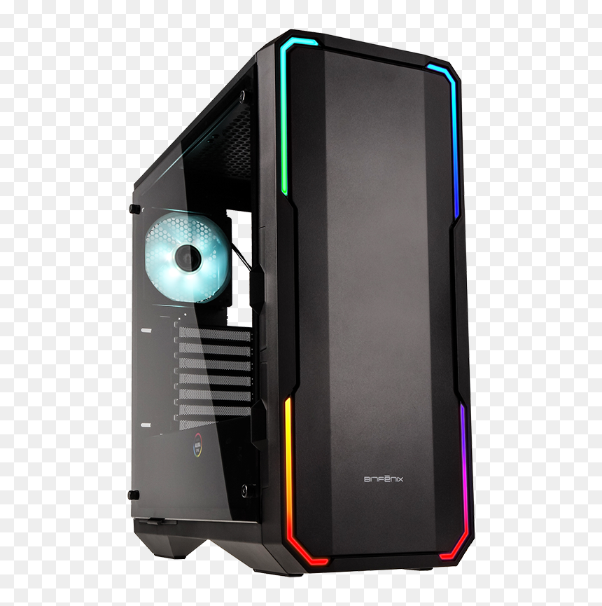 Bitfenix Enso Rgb Midi Tower, HD Png Download - ryzen png