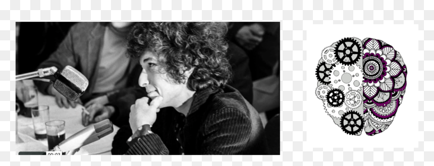 Monochrome, HD Png Download - bob dylan png