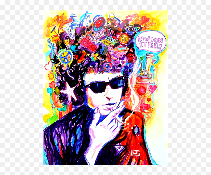Illustration, HD Png Download - bob dylan png
