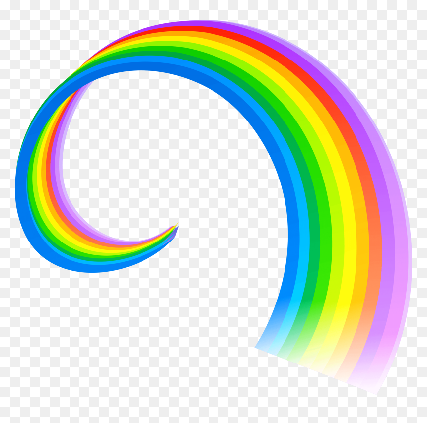 Care Bear Rainbow Png, Transparent Png - snapchat rainbow png