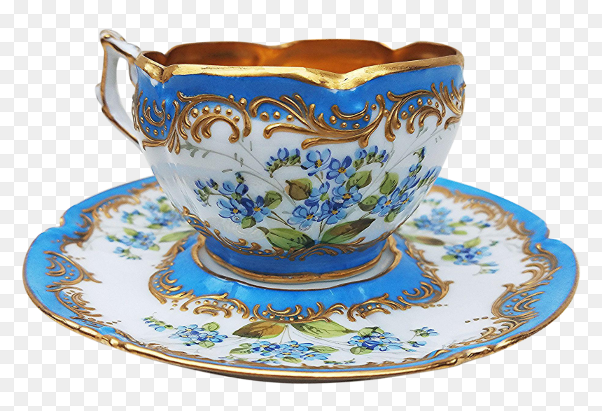 Saucer, HD Png Download - teacup drawing png