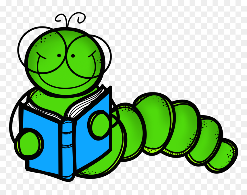 Book Worm Png, Transparent Png - cartoon books png