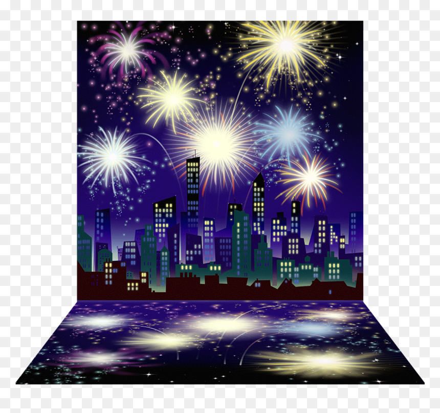 Fireworks, HD Png Download - purple fireworks png