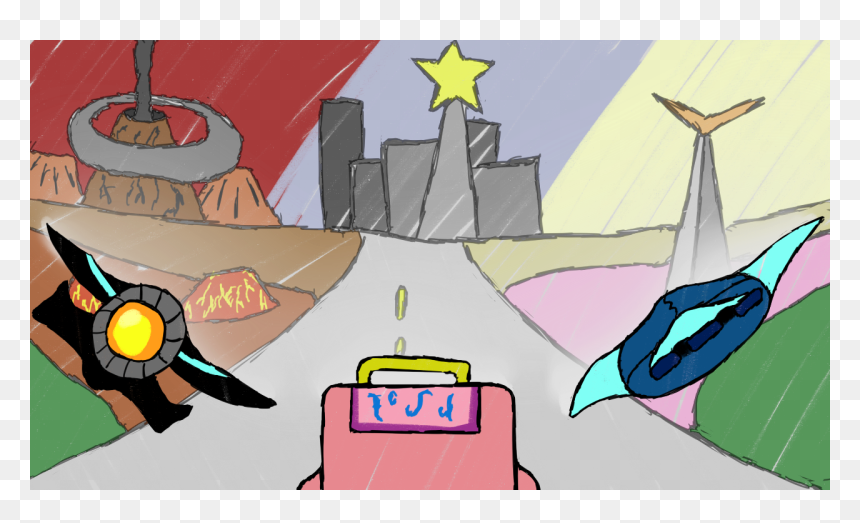 Cartoon, HD Png Download - kirby air ride png