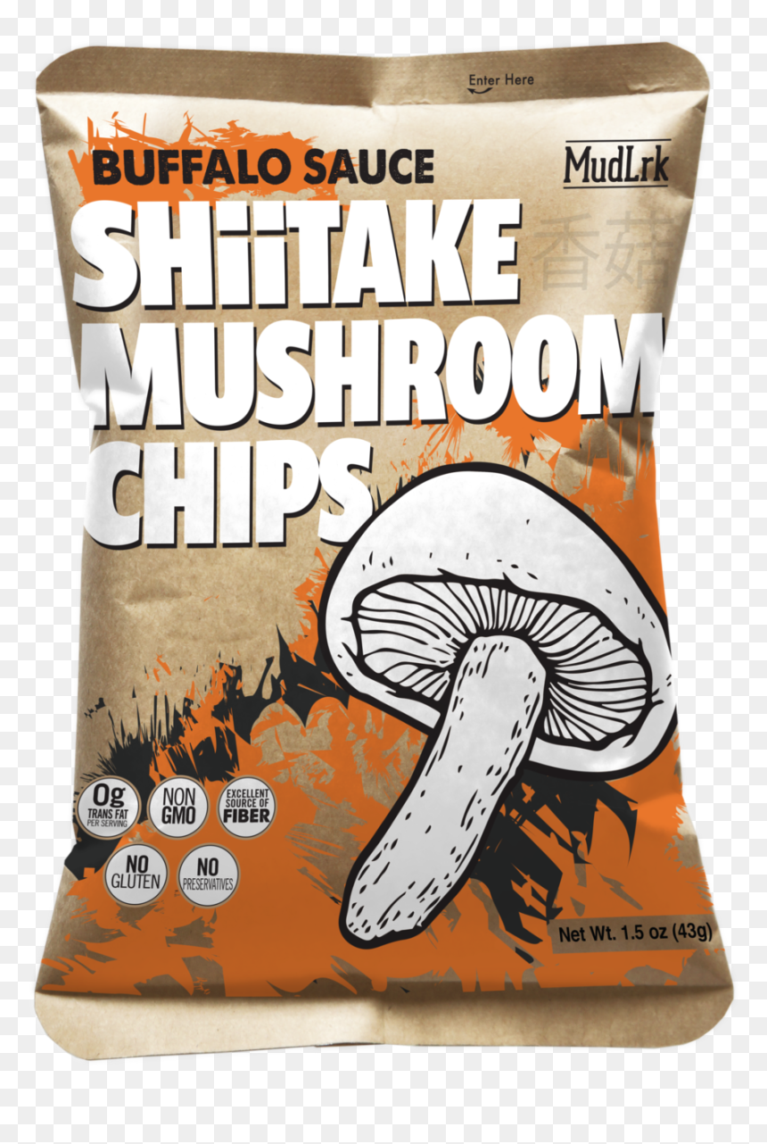 Mushroom Chips, HD Png Download - shiitake mushroom png