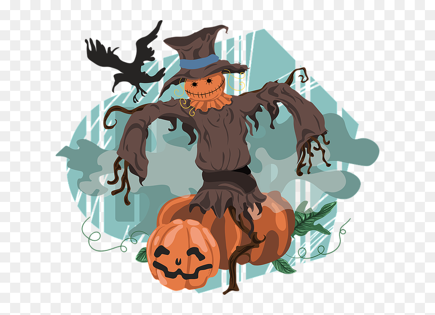 Cartoon Scary Scarecrow Transparent, HD Png Download - scarecrow batman png