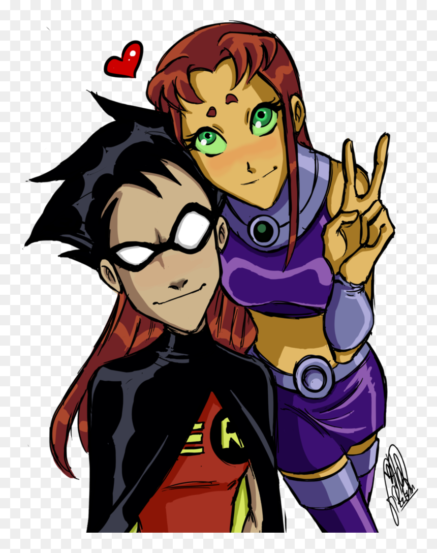 Gretlusky Robin, HD Png Download - teen titans starfire png