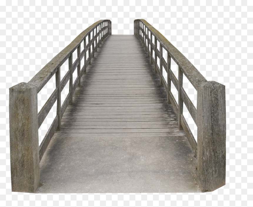 Bridge Png, Transparent Png - wooden railing png