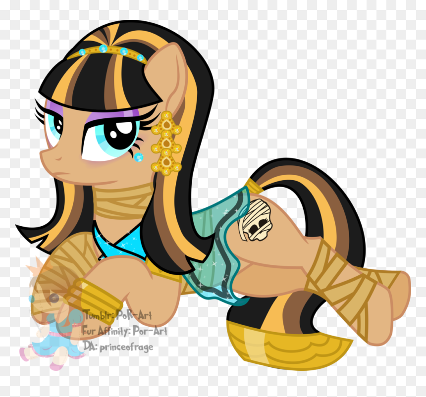 Monster High Cleo De Nile Pony, HD Png Download - cleo de nile png