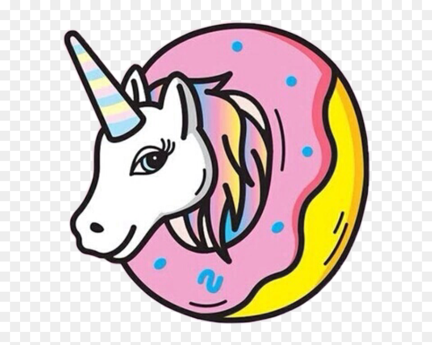 Unicorn With A Donut, HD Png Download - dripping diamond png