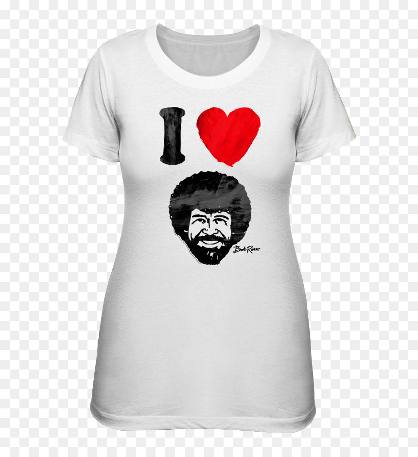 Bob Ross T Shirt, HD Png Download - bob ross afro png