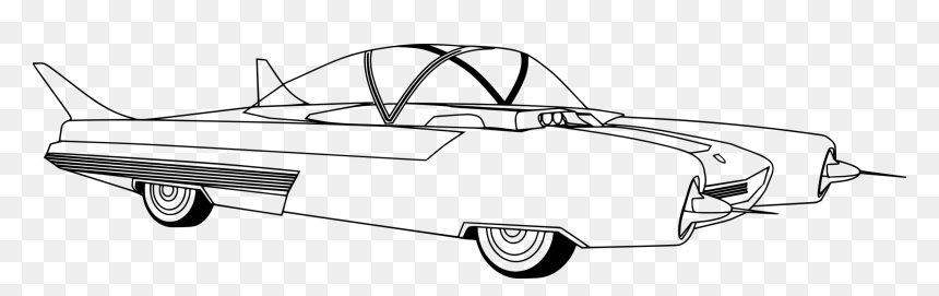1950's Clipart Png, Transparent Png - concept car png