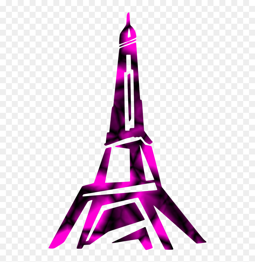 Eiffel Tower For Shirt Desnig, HD Png Download - pink eiffel tower png
