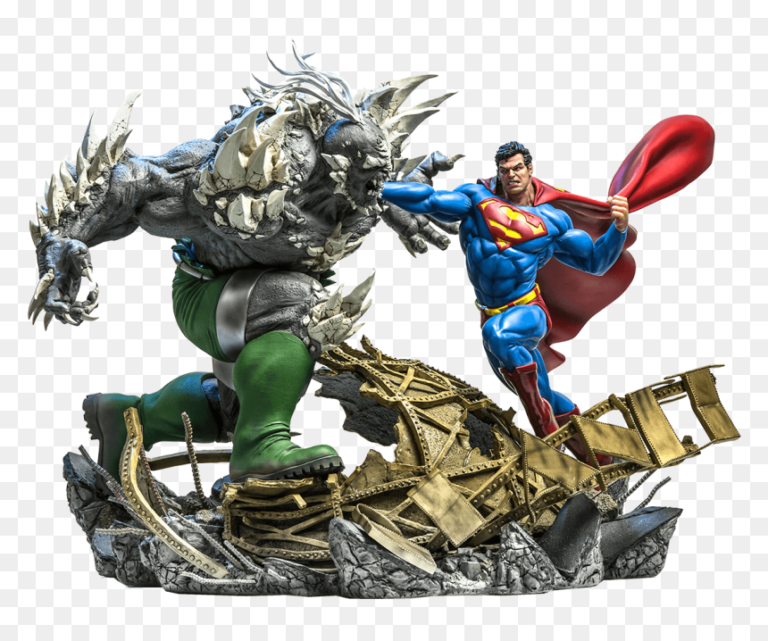 Death Of Superman Statue, HD Png Download - superman new 52 png