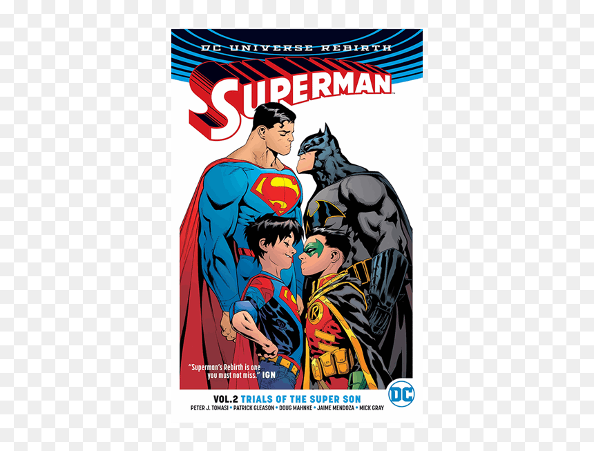 Trial Of The Super Sons, HD Png Download - superman new 52 png