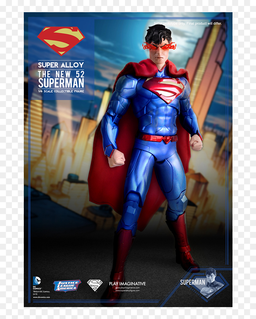 Superman, HD Png Download - superman new 52 png