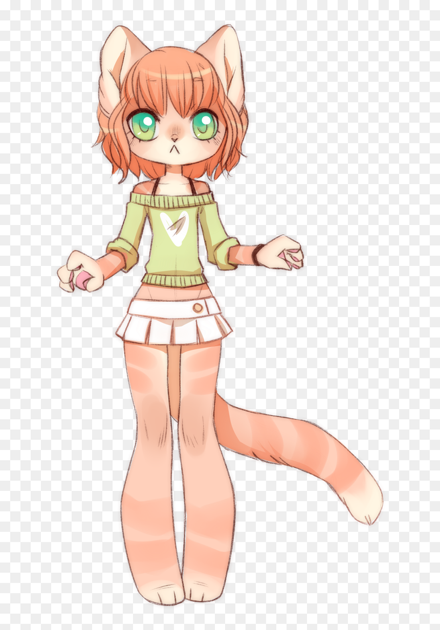Cartoon, HD Png Download - anime cat girl png