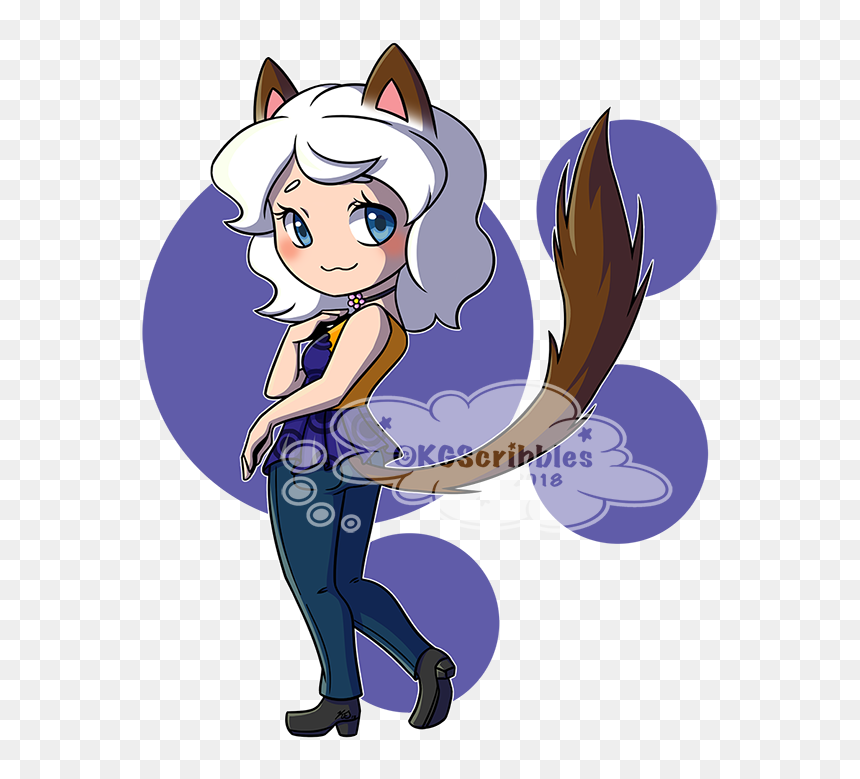 Cartoon, HD Png Download - anime cat girl png