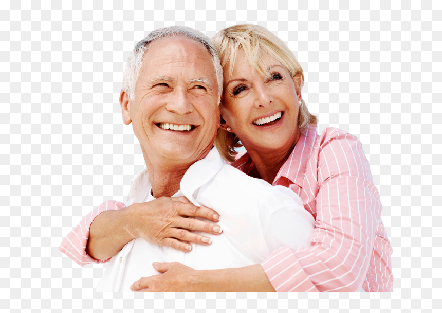 Happy Old Couple Png, Transparent Png - senior citizen png