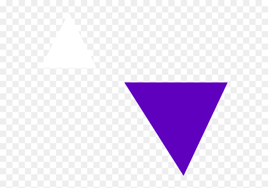 Triangle, HD Png Download - purple triangle png