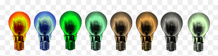 Incandescent Light Bulb, HD Png Download - green light bulb png