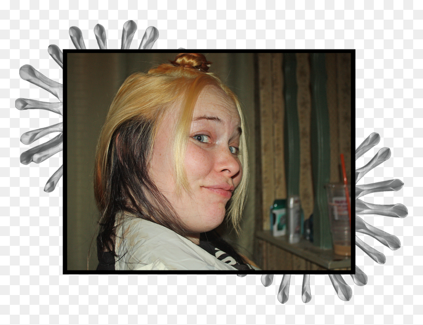 Splat Blonde Hair Dye Before And After, HD Png Download - hair bangs png