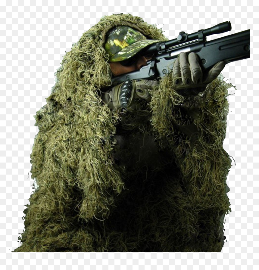 Camouflage, HD Png Download - ghillie suit png