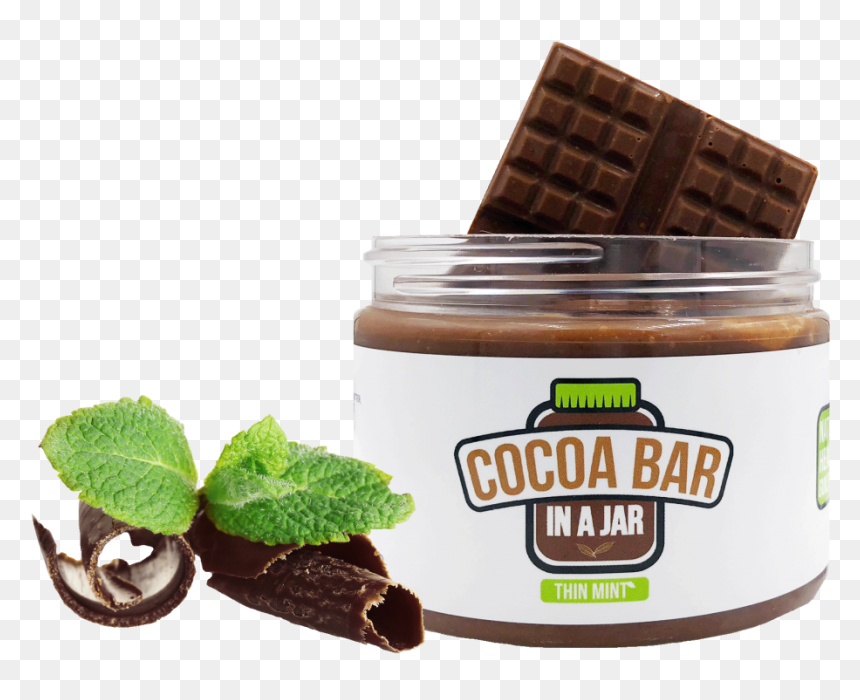 Thin Mint Cocoa Bar In A Jar, HD Png Download - nutella jar png