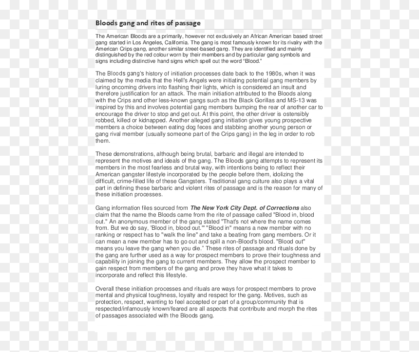 Open Letter Animal Cruelty, HD Png Download - blood gang png