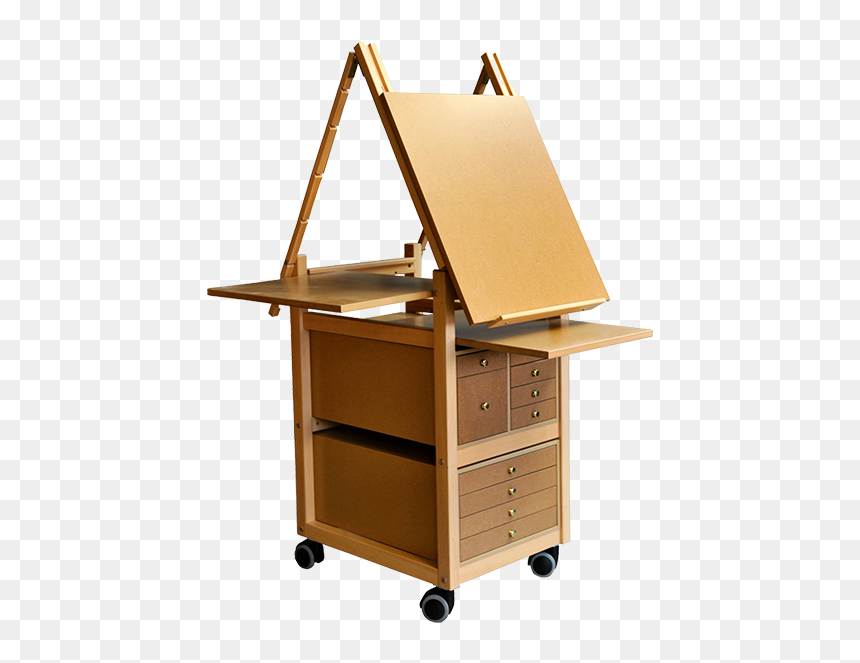 Wood, HD Png Download - art easel png