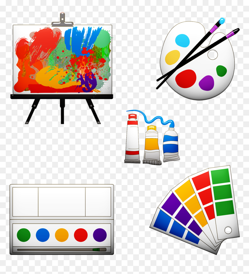 Clip Art, HD Png Download - art easel png