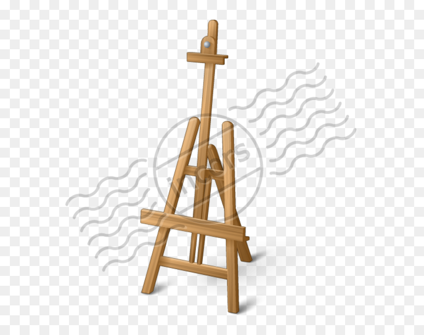 Wood, HD Png Download - art easel png