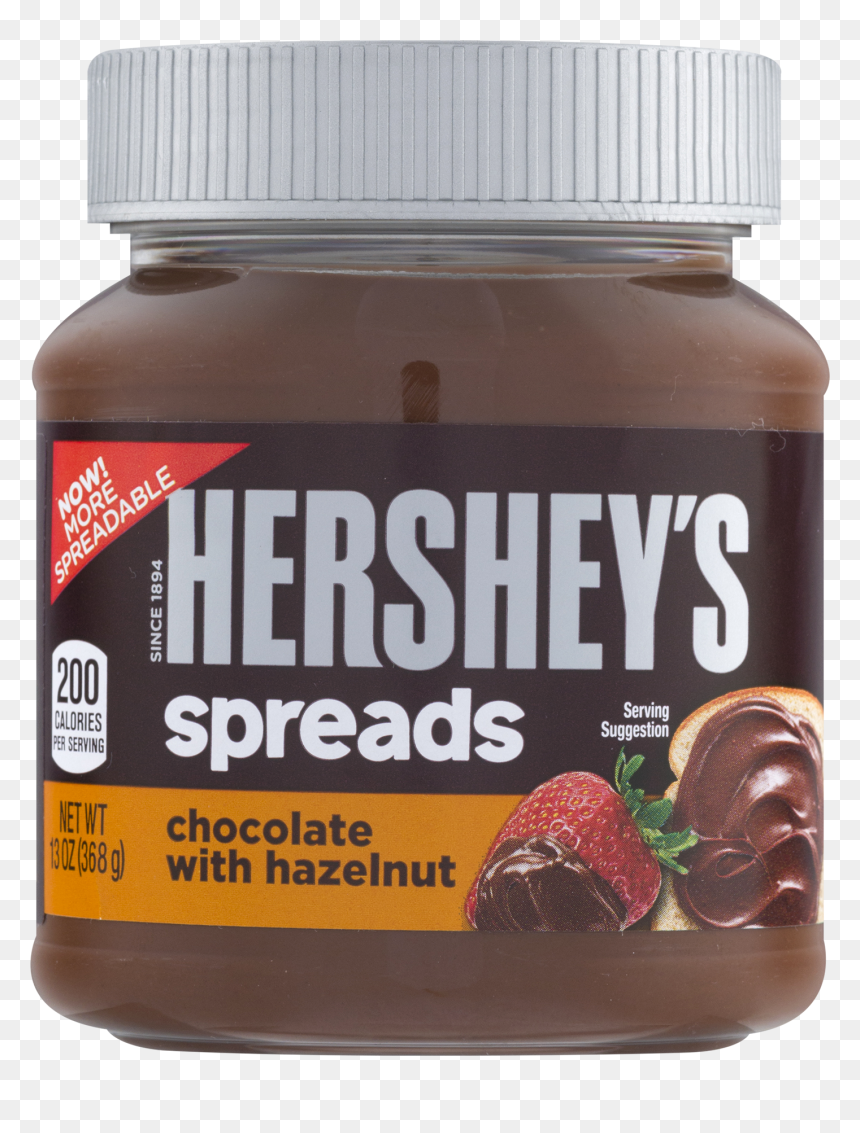 Hershey Spread, HD Png Download - nutella jar png