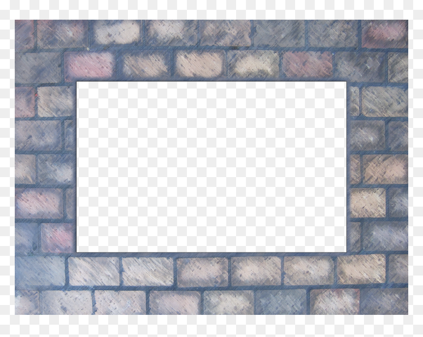 Presentation Background Brick, HD Png Download - brick frame png