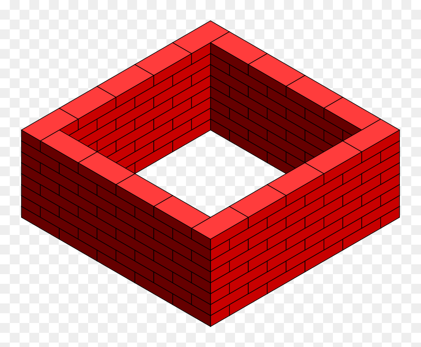 Walls Clipart, HD Png Download - brick frame png