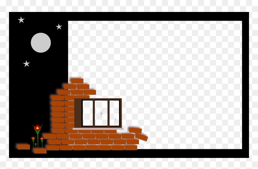 House, HD Png Download - brick frame png