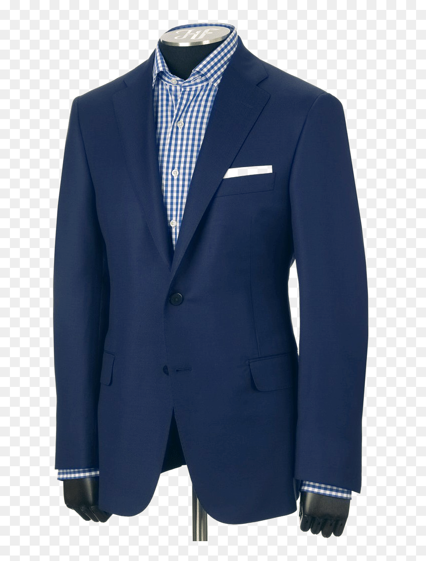 Hickey Freeman Suit Herringbone Navy, HD Png Download - gordon freeman png
