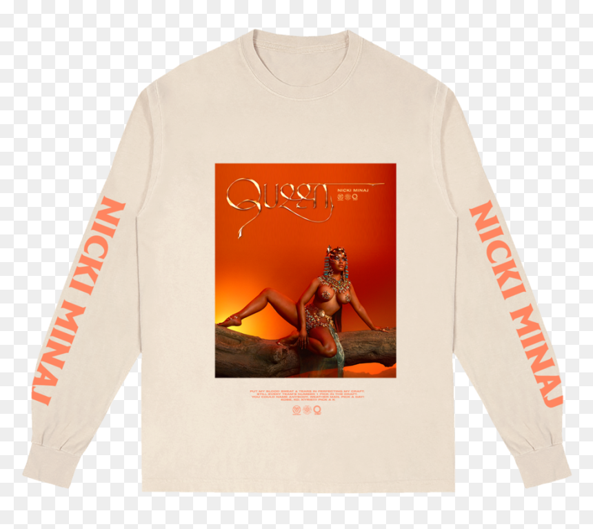 Nicki Minaj Long Sleeve, HD Png Download - nicki minaj face png