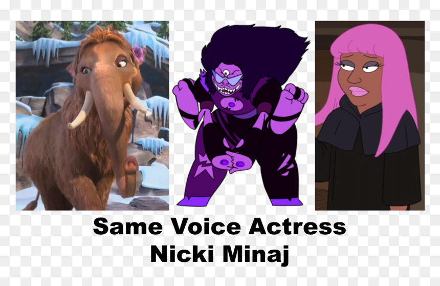 Steven Universe Fusions Size, HD Png Download - nicki minaj face png