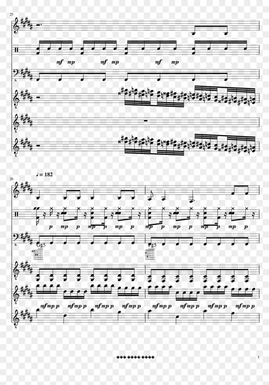Sheet Music, HD Png Download - videl png