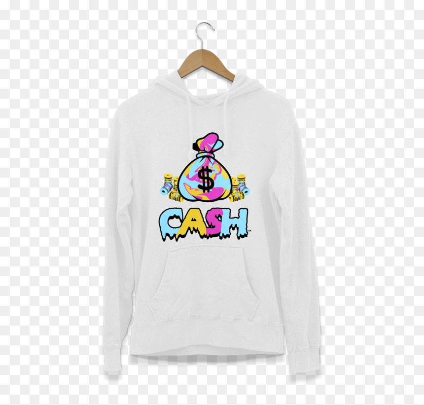 Hoodie, HD Png Download - bag of cash png