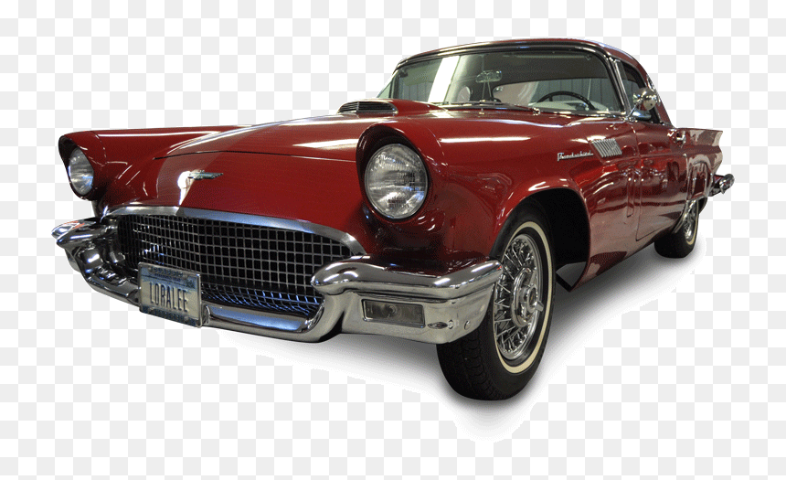1955 Ford Thunderbird Clip Art, HD Png Download - classic cadillac png