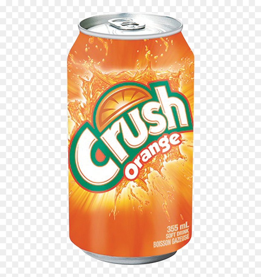 Orange Soft Drink, HD Png Download - crush soda png