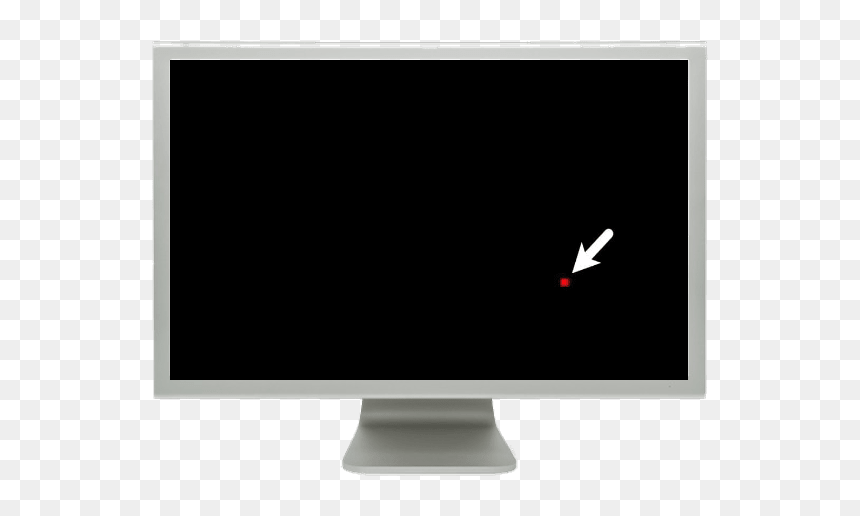 Computer Monitor, HD Png Download - glowing red dot png
