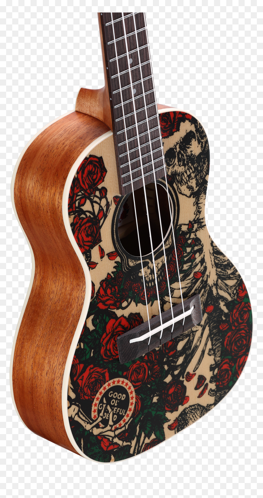 Alvarez Grateful Dead Ukulele Roses, HD Png Download - grateful dead bears png