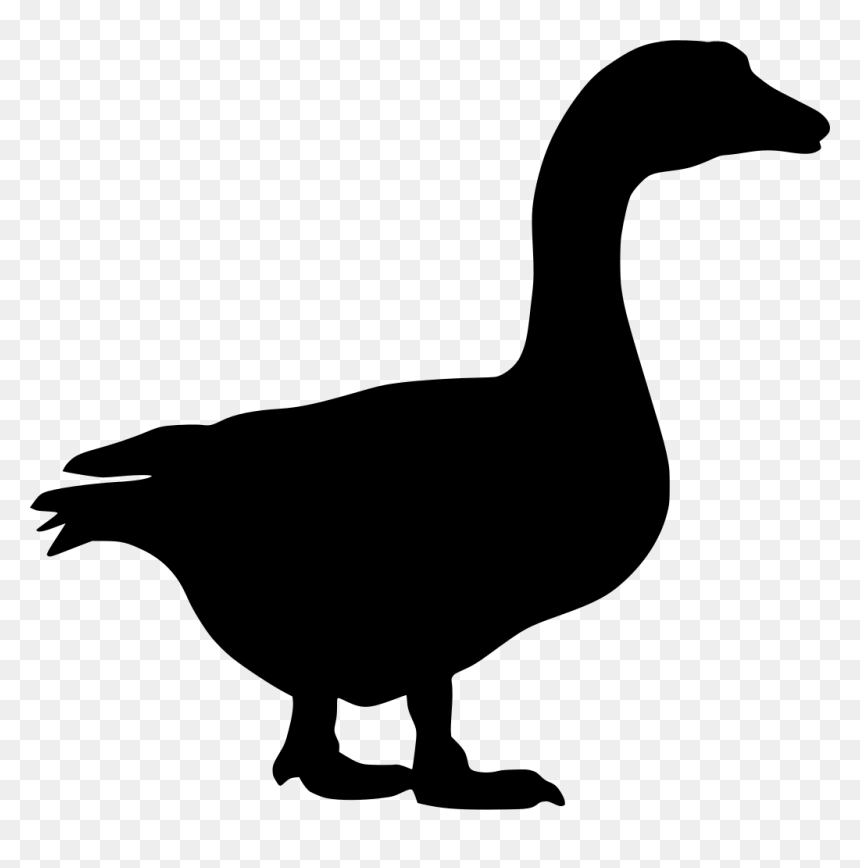 Goose, HD Png Download - geese flying png